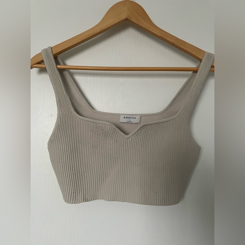 BABATON | cropped tank bralette